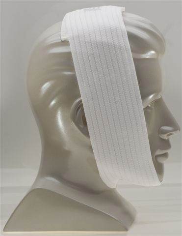 Elastic White Chin Strap