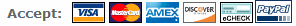 Accept Major Creditcard via PayPal