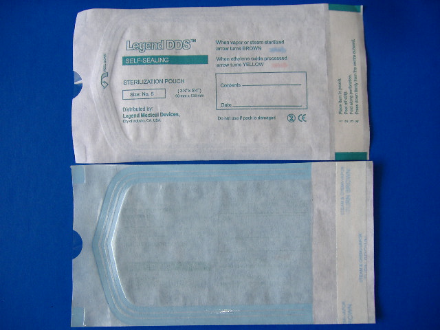 Legend DDS Sterilization Pouch 3 1/2"x5 1/4"